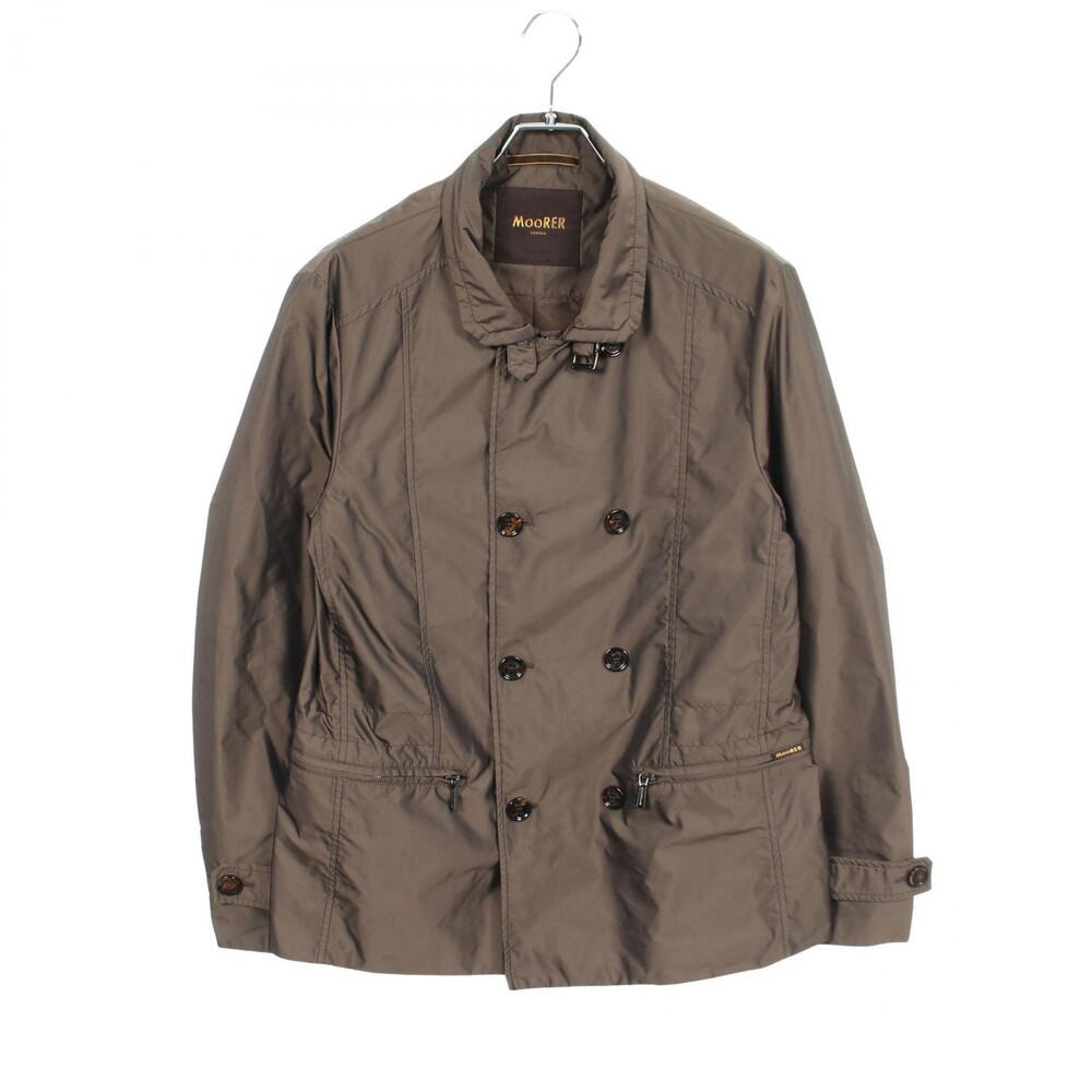 Moorer Double Breasted Balmacaan Coat #338737M37B